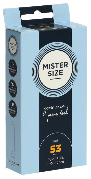 MISTER SIZE 53 Kondome Box 10 Stück