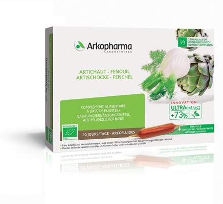 Arkofluides® Artischocke-Fenchel Bio 20 Ampullen 10 ml Arkofluides® Artischocke-Fenchel Bio 20 Ampullen 10 ml