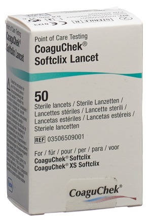 COAGUCHEK XS SoftClix Lanzetten 50 Stück