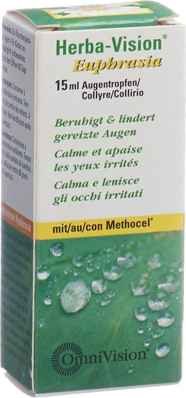 Herba Vision Euphrasia Augentropfen 15ml Herba Vision Euphrasia Augentropfen 15ml