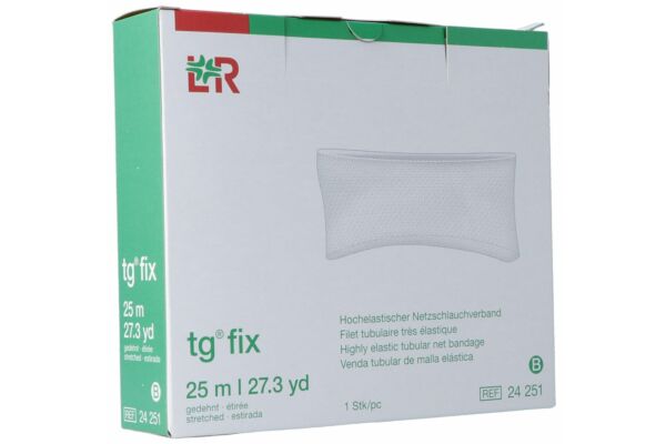 tg fix hochelastischer Netzschlauchverband 25m B für Extremitäten klein (mehrere Finger/Hand/Fuss)