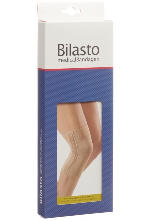 BILASTO Kniebandage mit Spiralfedern L beige