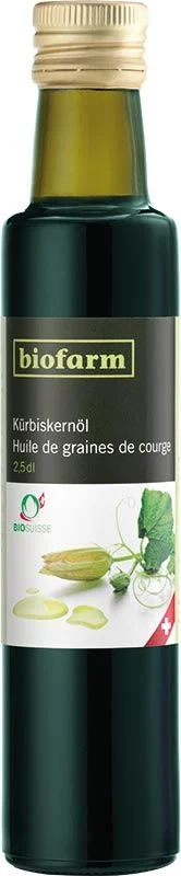 Biofarm Kürbiskernöl CH Knospe Fl 250ml