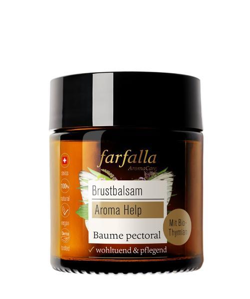 farfalla Brustbalsam Aroma Help Glas 30ml