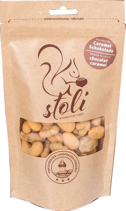 STOLI Nuss-Mix mit Caramel Schokolade 175g