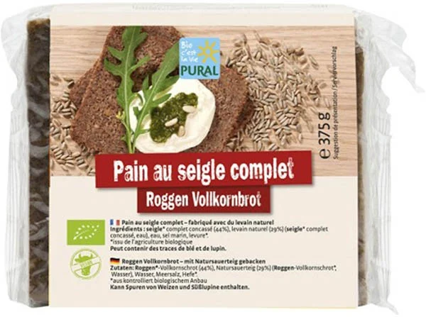 Pural Roggen Vollkornbrot 375g