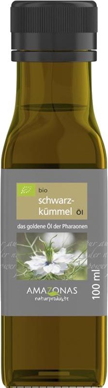 Amazonas Schwarzkümmelöl 100% Bio Ägypten, 100ml Amazonas Schwarzkümmelöl 100% Bio Ägypten, 100ml