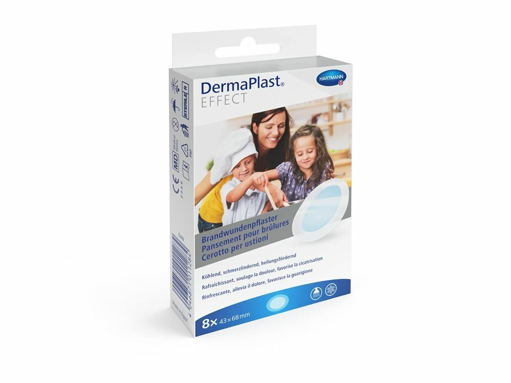 DERMAPLAST Effect Brandwundenpflast 43x68mm 8 Stück DERMAPLAST Effect Brandwundenpflast 43x68mm 8 Stück
