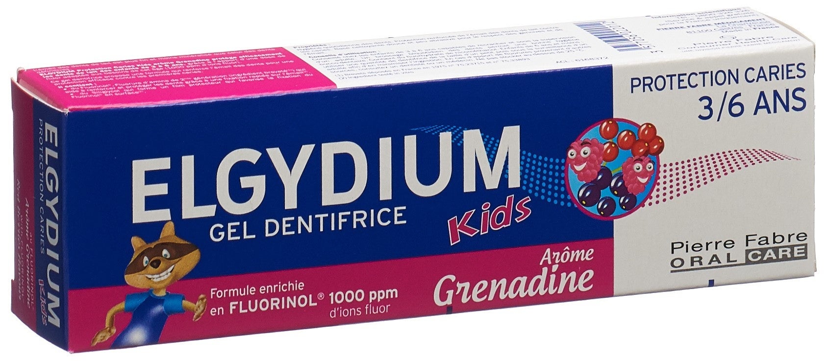 Elgydium Kids rote Beeren 3-6 Jahre Zahnpasta 50ml