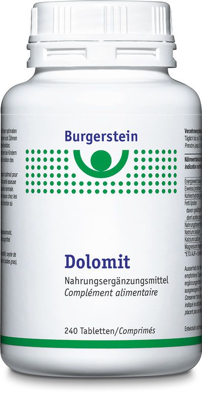 BURGERSTEIN Dolomit Tabletten 240 Stück BURGERSTEIN Dolomit Tabletten 240 Stück