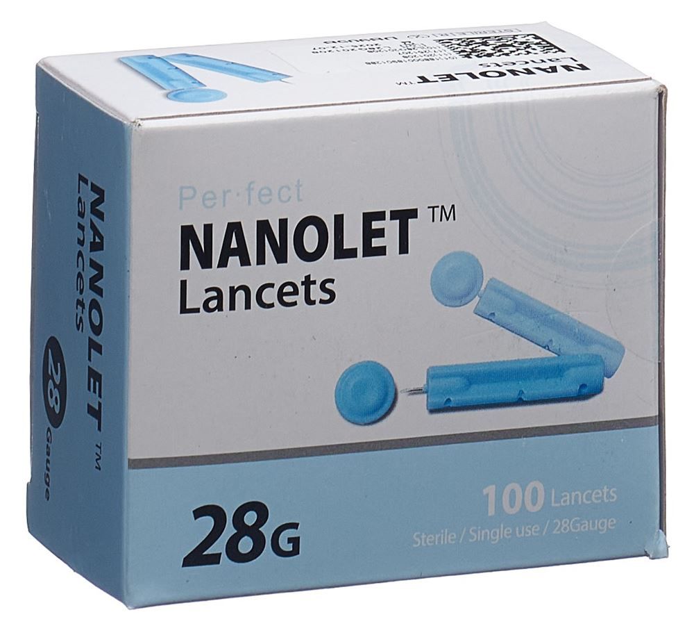NANOLET Lancets 28G Box 100 Stück