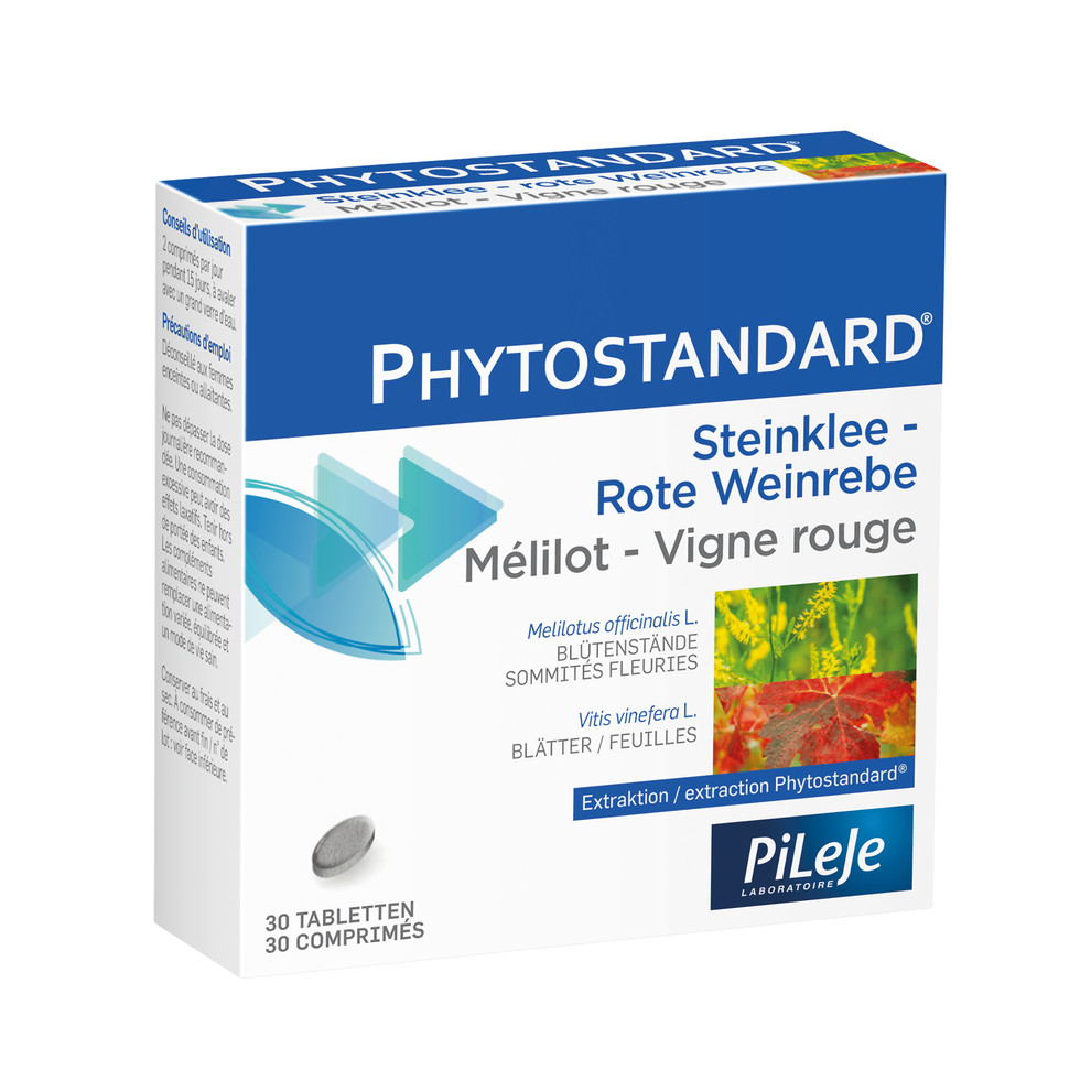 Phytostandard Steinklee-Rote Weinrebe Tablette 30 Stück Phytostandard Steinklee-Rote Weinrebe Tablette 30 Stück