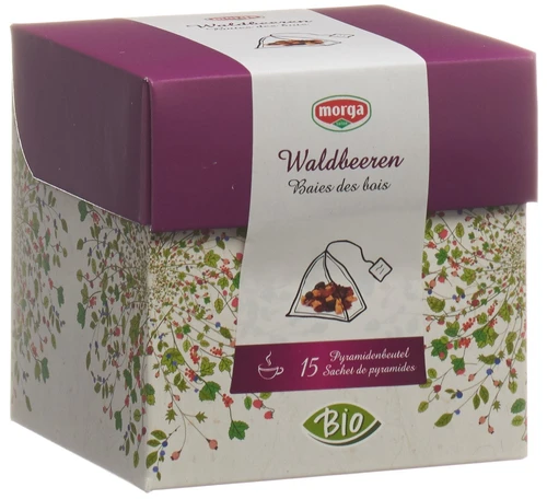 Morga Waldbeeren Früchtetee Pyramidenbeutel Bio 15 Stück