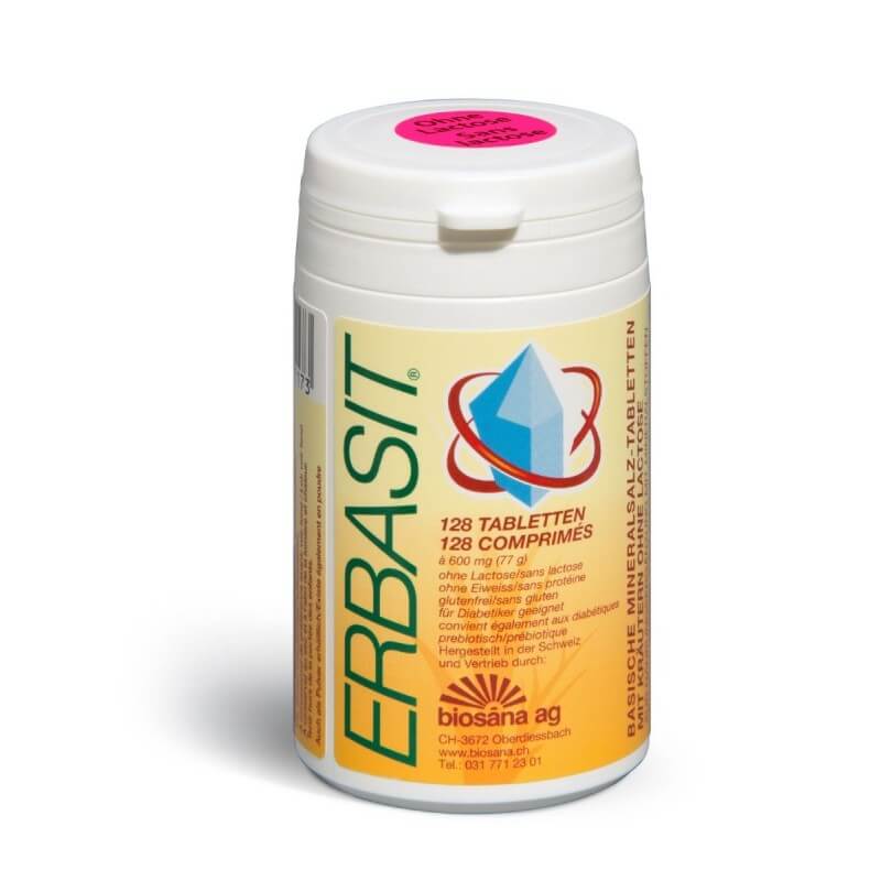 ERBASIT Mineralsalz Tabletten ohne Lactose 128 Stück