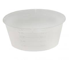 BASTOS Einwegschale 120 ml Plastik steril