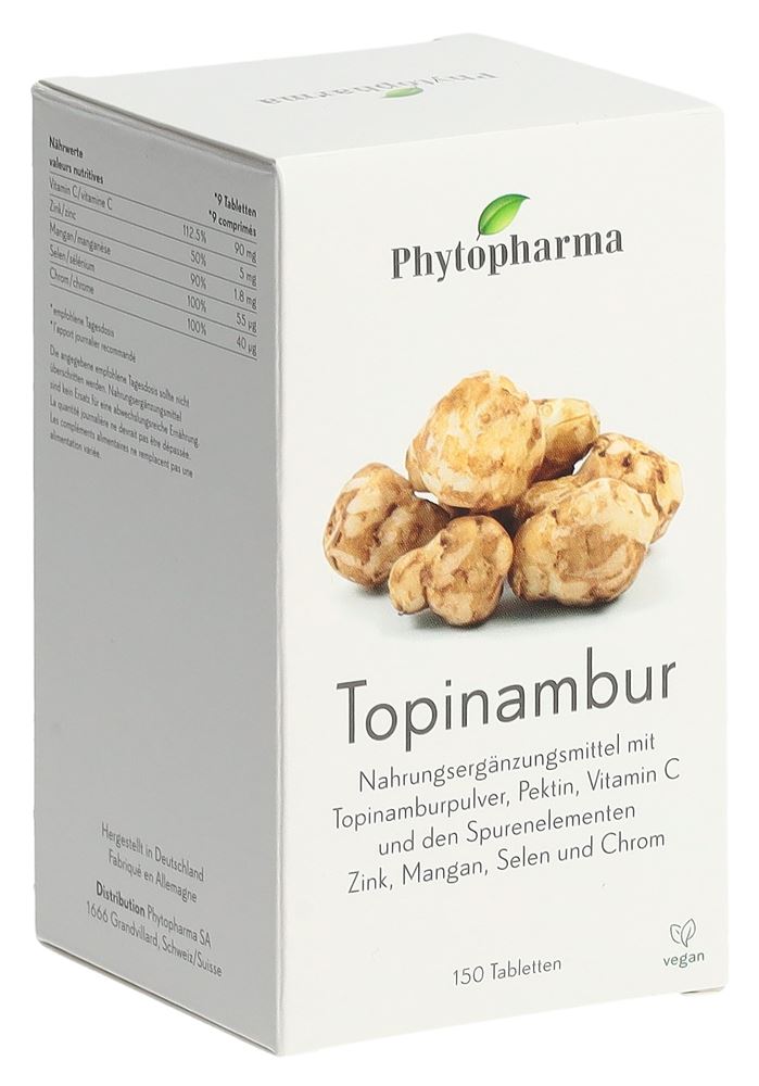 Phytopharma Topinambur Tabletten 150 Stück Phytopharma Topinambur Tabletten 150 Stück