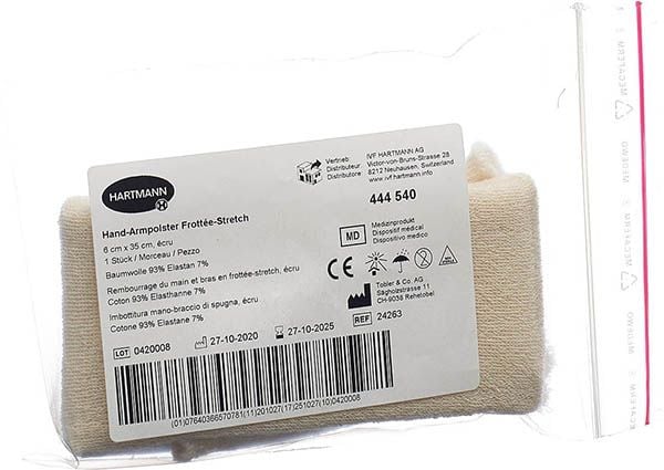 TOBLER Frottée Stretch Polster 6cmx35cm Hände Arme