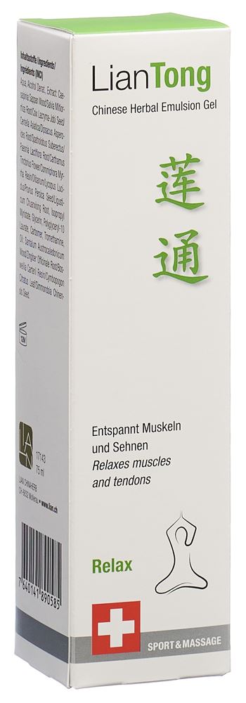 LianTong Chinese Herbal Emulsion Gel Relax 75ml