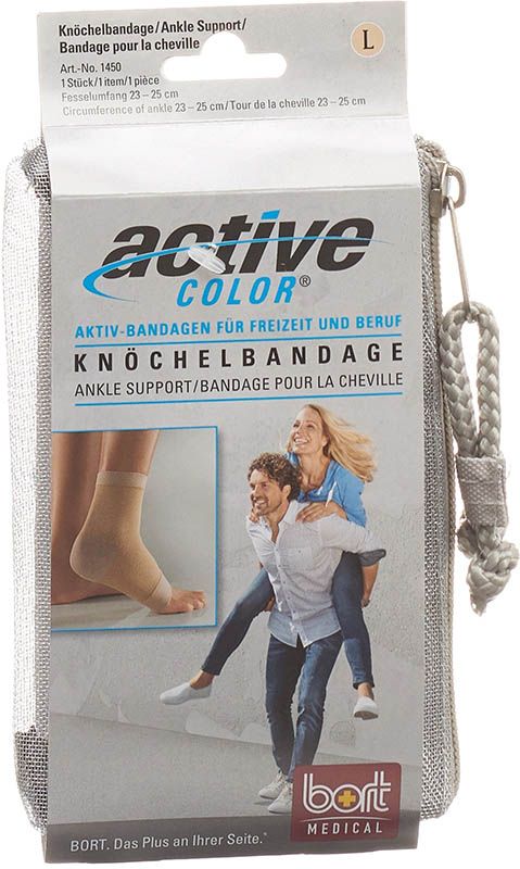 BORT ActiveColor Knöchelbandage XL +25cm beige BORT ActiveColor Knöchelbandage XL +25cm beige