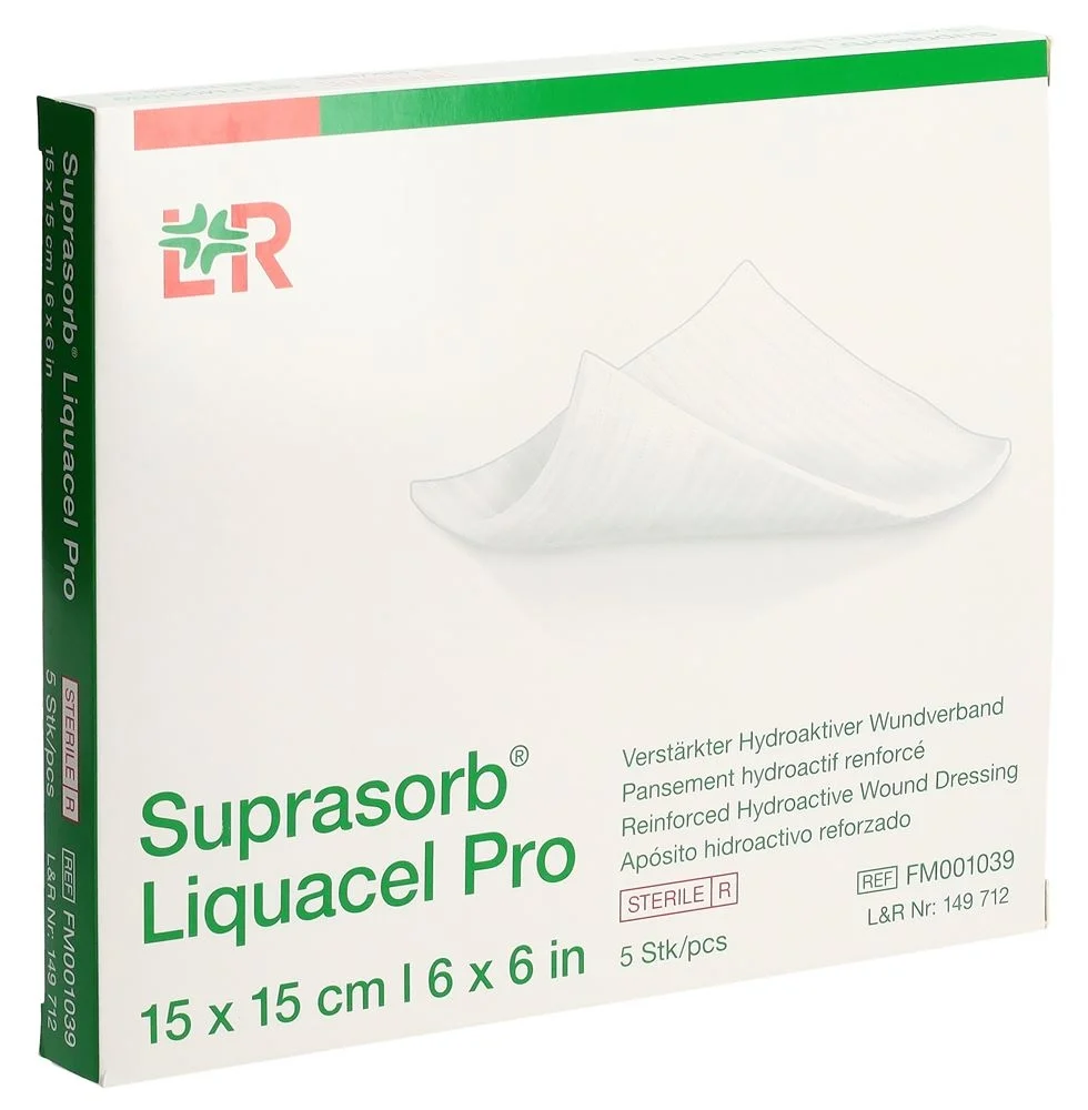 Suprasorb® Liquacel Pro 15x15cm 5 Stück