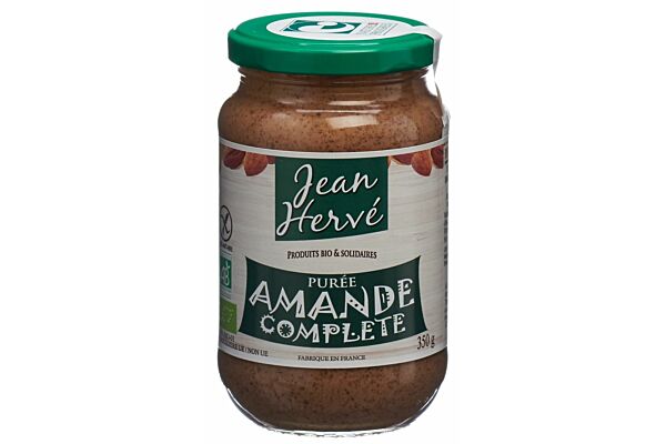 Jean Hervé purée d'amande complète bio 350g Jean Hervé purée d'amande complète bio 350g