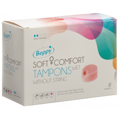 Beppy Soft Comfort Tampons Wet 8 Stück