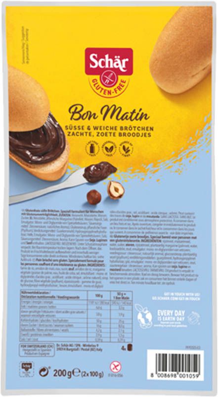 Schär Bon Matin Brötchen glutenfrei 4 Stück Schär Bon Matin Brötchen glutenfrei 4 Stück