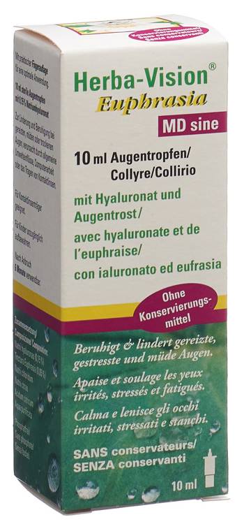 Herba Vision Euphrasia MD sine Augentropfen 10ml Herba Vision Euphrasia MD sine Augentropfen 10ml