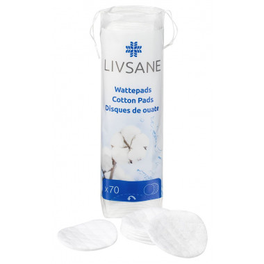 Livsane Wattepads 70 Stück Livsane Wattepads 70 Stück