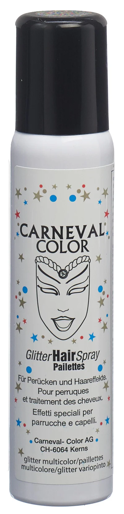CARNEVAL Color Glitter Hair Spray bunt 100ml