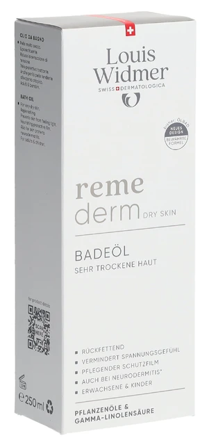 Louis Widmer Remederm Huile de Bain Parfum 250ml