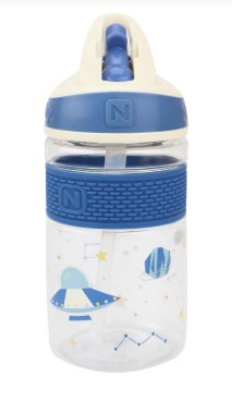 NUBY Trinkhalmbecher TRITAN hartem Mundst Griff
