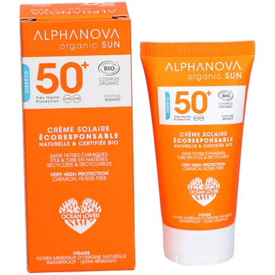 ALPHANOVA SUN Sonnencreme Monoï Bio SPF50+ 50 ml
