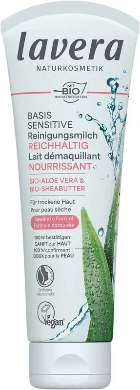 LAVERA Reinigungsmilch 2 in 1 Basis Sensitiv 125ml