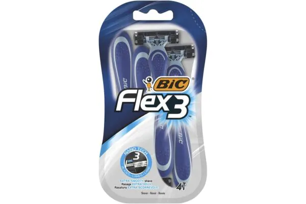BIC Flex 3 Light Herrenrasierer 3-Klingen 4 Stück