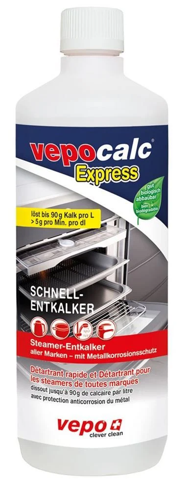 VEPOCALC Express Schnell Steamer Entkalker 1000ml VEPOCALC Express Schnell Steamer Entkalker 1000ml