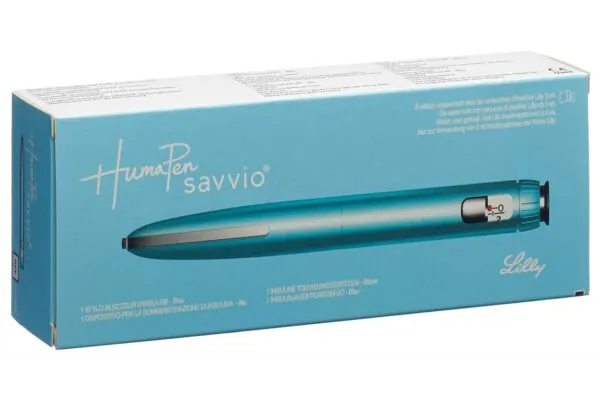 HumaPen Savvio Pen für Insulin-Injektionen blau