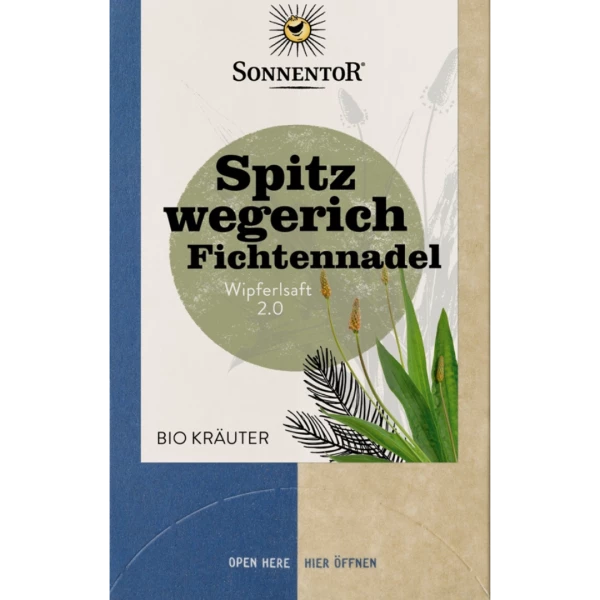 Sonnentor Spitzwegerich Fichtennadel Tee BIO 18
