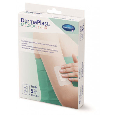 DermaPlast Medical skin+ 10x8cm 5 Stück DermaPlast Medical skin+ 10x8cm 5 Stück