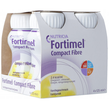 Fortimel Compact Fibre Vanille 4 x 125ml Fortimel Compact Fibre Vanille 4 x 125ml