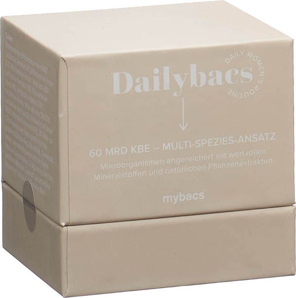 MYBACS Dailybacs Frauen 30 Tage Kapseln Glas 30 Stück