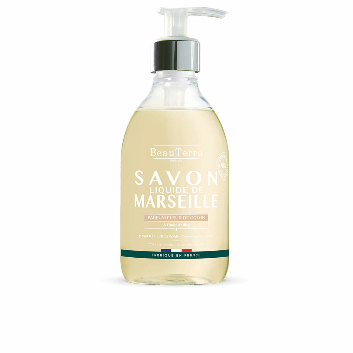BeauTerra Flüss Seife Marseille Baumwollb 300ml BeauTerra Flüss Seife Marseille Baumwollb 300ml