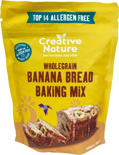 CREATIVE NATURE Backmischung Bananenbrot allergenfrei 250g