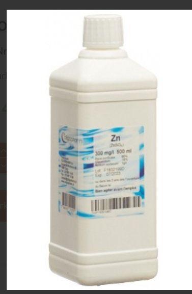 OLIGOPHARM Zink Lös 300 mg/l 500ml