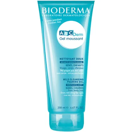 BIODERMA ABCDerm gel moussant Fl 200ml BIODERMA ABCDerm gel moussant Fl 200ml