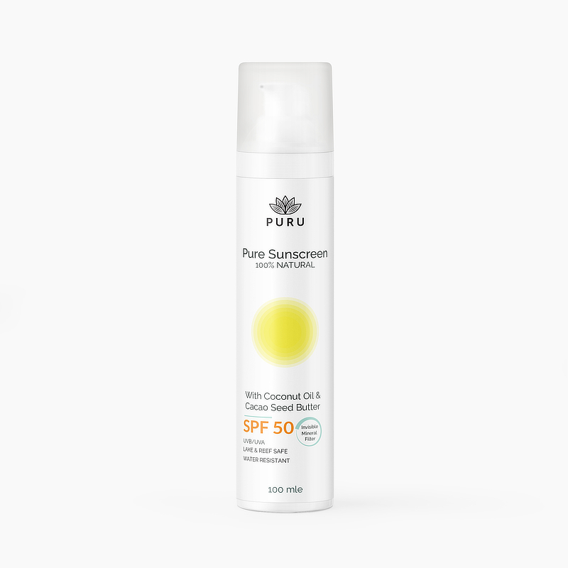 PURU Pure Sonnencreme SPF50 Rundflasche 100ml PURU Pure Sonnencreme SPF50 Rundflasche 100ml