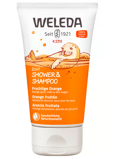 Weleda KIDS 2 in 1 Shower & Shampoo Fruchtige Orange 150ml Weleda KIDS 2 in 1 Shower & Shampoo Fruchtige Orange 150ml