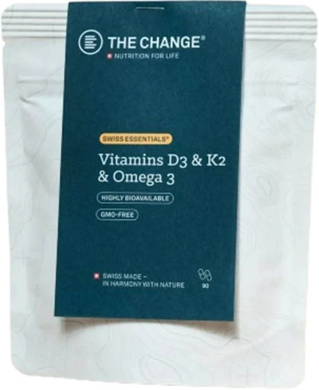 BE THE CHANGE VitD3&K2&Omega3 Nachfül Kaps 90 Stück BE THE CHANGE VitD3&K2&Omega3 Nachfül Kaps 90 Stück