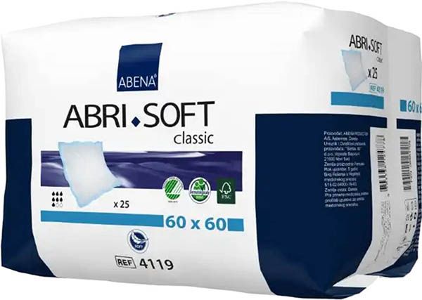 ABRI SOFT Classic Unterlagen 60x60cm 25 Stk
