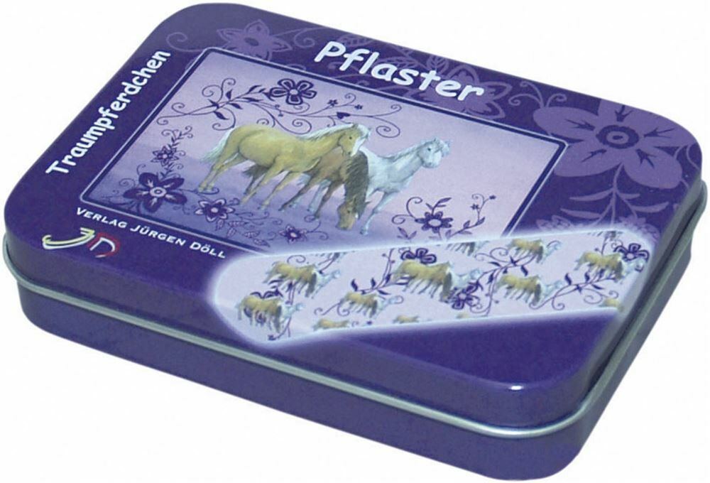 DÖLL Heftpflaster 19x72mm Traumpferdchen Dose 20 Stück